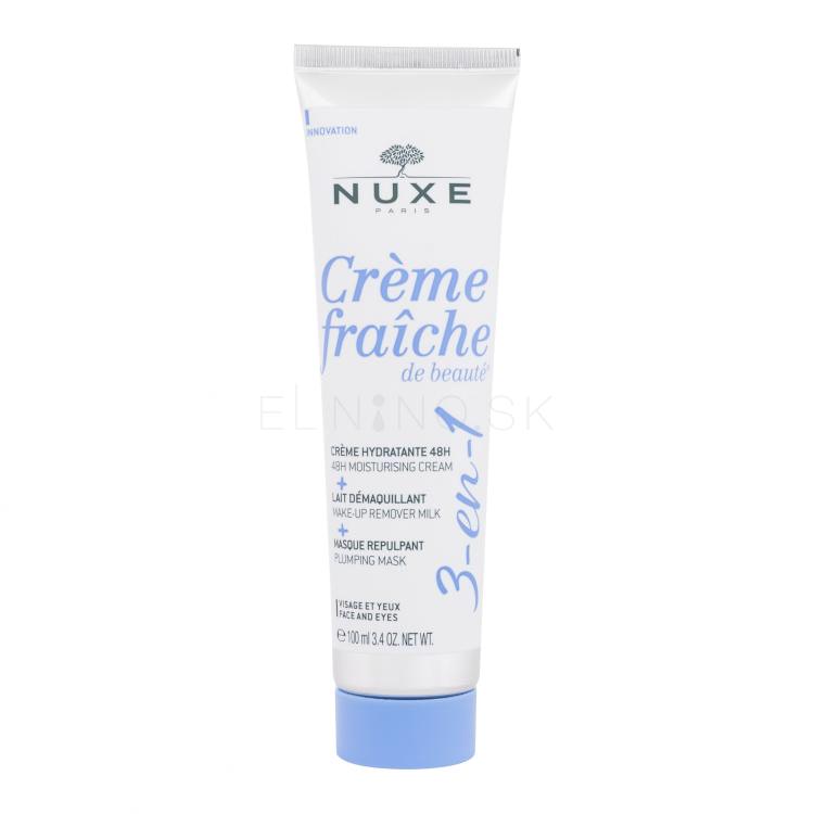 NUXE Creme Fraiche de Beauté 3-In-1 Cream &amp; Make-Up Remover &amp; Mask Denný pleťový krém pre ženy 100 ml tester