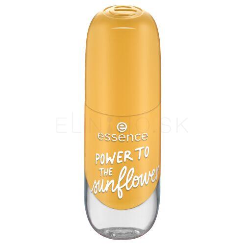 Essence Gel Nail Colour Lak na nechty pre ženy 8 ml Odtieň 53 Power To The Sunflower