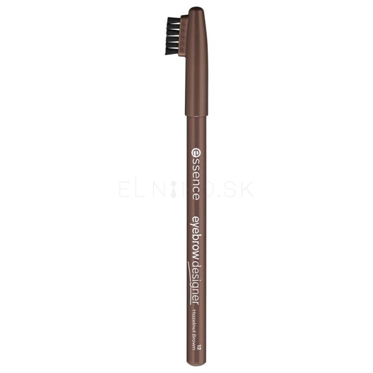Essence Eyebrow Designer Ceruzka na obočie pre ženy 1 g Odtieň 12 Hazelnut Brown