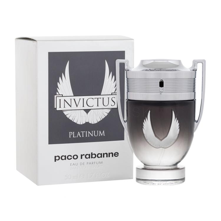 Paco Rabanne Invictus Platinum Parfumovaná voda pre mužov 50 ml poškodená krabička
