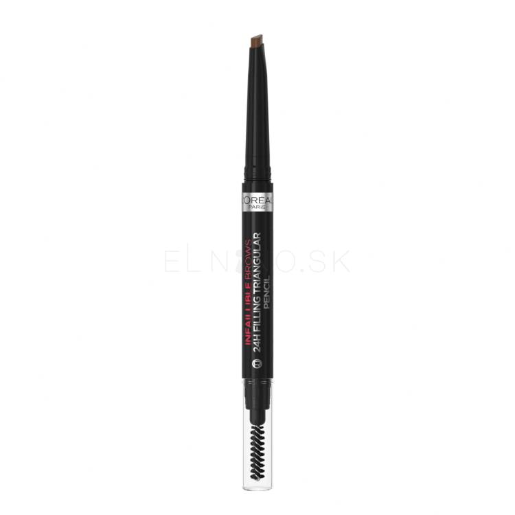 L&#039;Oréal Paris Infaillible Brows 24H Filling Triangular Pencil Ceruzka na obočie pre ženy 1 ml Odtieň 05 Brunette