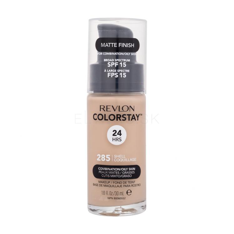 Revlon Colorstay Combination Oily Skin SPF15 Make-up pre ženy 30 ml Odtieň 285 Shell