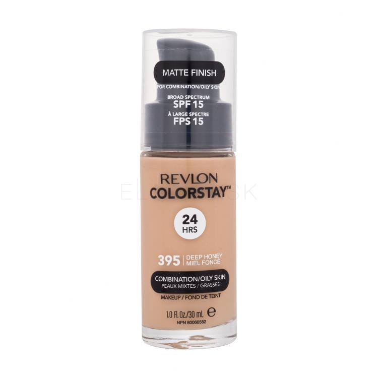Revlon Colorstay Combination Oily Skin SPF15 Make-up pre ženy 30 ml Odtieň 395 Deep Honey
