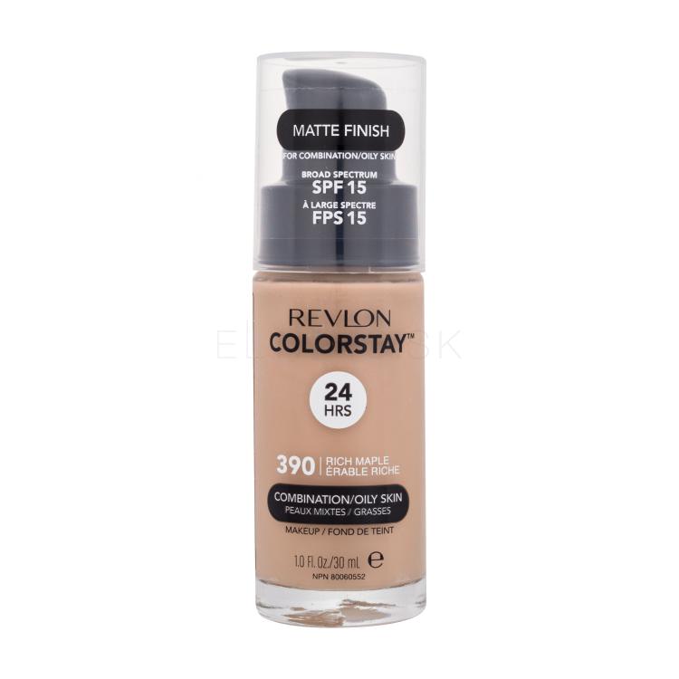 Revlon Colorstay Combination Oily Skin SPF15 Make-up pre ženy 30 ml Odtieň 390 Rich Maple