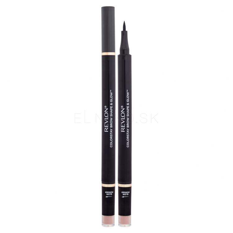 Revlon Colorstay Brow Shape &amp; Glow Ceruzka na obočie pre ženy 0,83 g Odtieň 290 Graphite