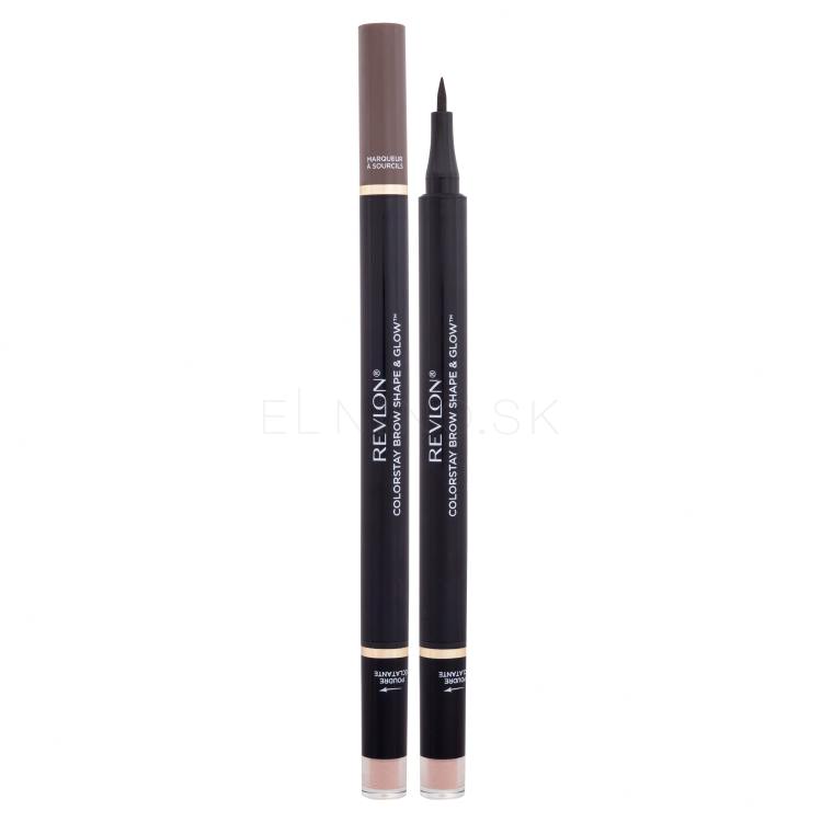 Revlon Colorstay Brow Shape &amp; Glow Ceruzka na obočie pre ženy 0,83 g Odtieň 280 Medium Brown