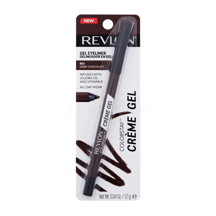 Revlon Colorstay Crème Gel Ceruzka na oči pre ženy 1,2 g Odtieň 803 Dark Chocolate
