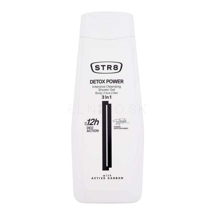 STR8 Detox Power Intensive Cleansing Shower Gel Sprchovací gél pre mužov 400 ml