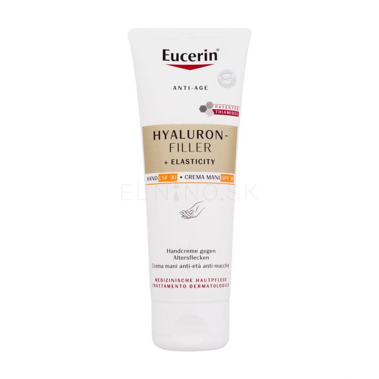 Eucerin Hyaluron-Filler + Elasticity Hand Cream SPF30 Krém na ruky pre ženy 75 ml
