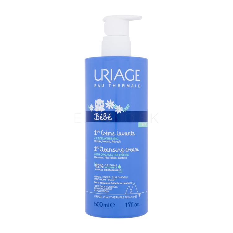 Uriage Bébé 1st Cleansing Cream Sprchovací krém pre deti 500 ml