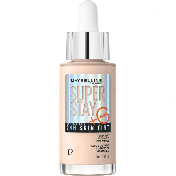 Maybelline Superstay 24H Skin Tint + Vitamin C Make-up pre ženy 30 ml Odtieň 02