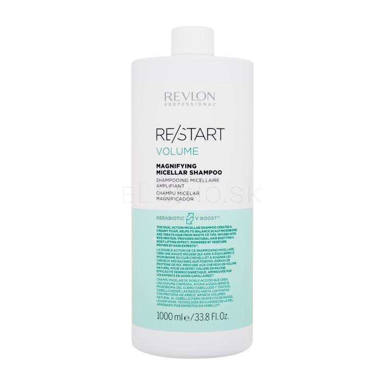 Revlon Professional Re/Start Volume Magnifying Micellar Shampoo Šampón pre ženy 1000 ml