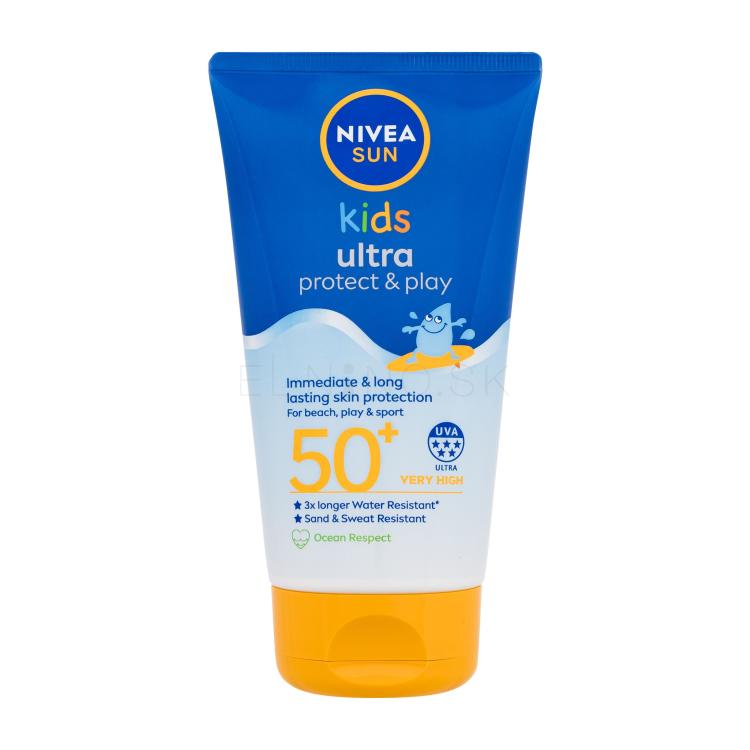 Nivea Sun Kids Ultra Protect &amp; Play SPF50+ Opaľovací prípravok na telo pre deti 150 ml