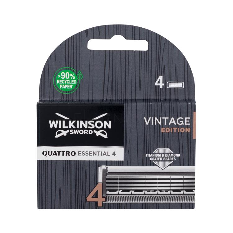 Wilkinson Sword Quattro Essential 4 Vintage Edition Náhradné ostrie pre mužov Set