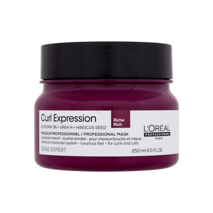 L'Oréal Professionnel Curl Expression Professional Rich Mask Maska na vlasy pre ženy 250 ml