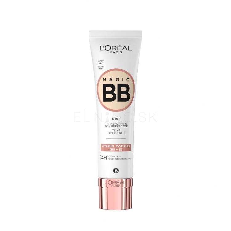 L&#039;Oréal Paris Magic BB 5in1 Transforming Skin Perfector BB krém pre ženy 30 ml Odtieň Very Light