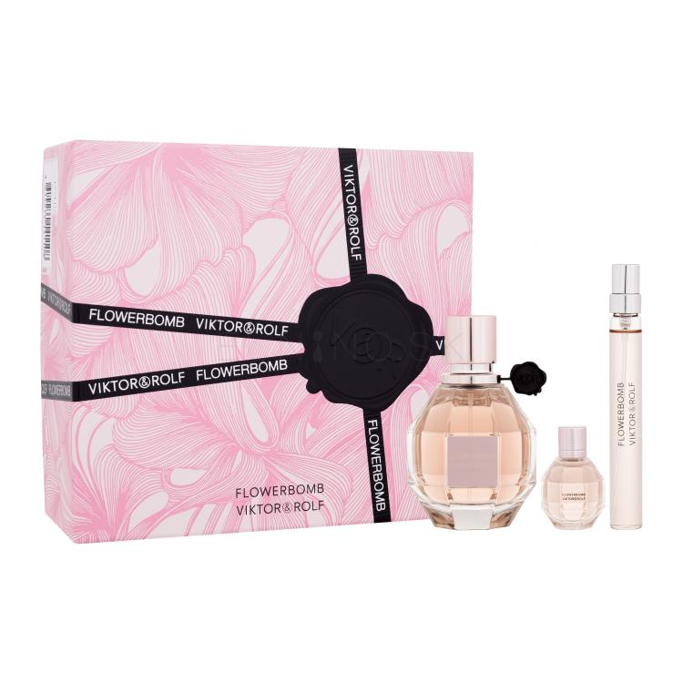 Viktor &amp; Rolf Flowerbomb Darčeková kazeta parfumovaná voda 50 ml + parfumovaná voda 10 ml + parfumovaná voda 7 ml