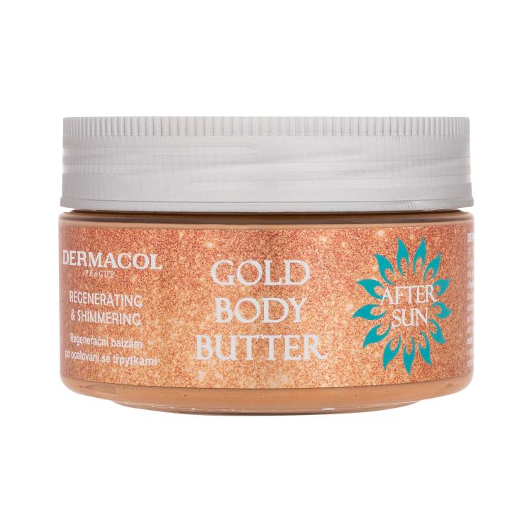 Dermacol After Sun Gold Body Butter Prípravok po opaľovaní pre ženy 200 ml