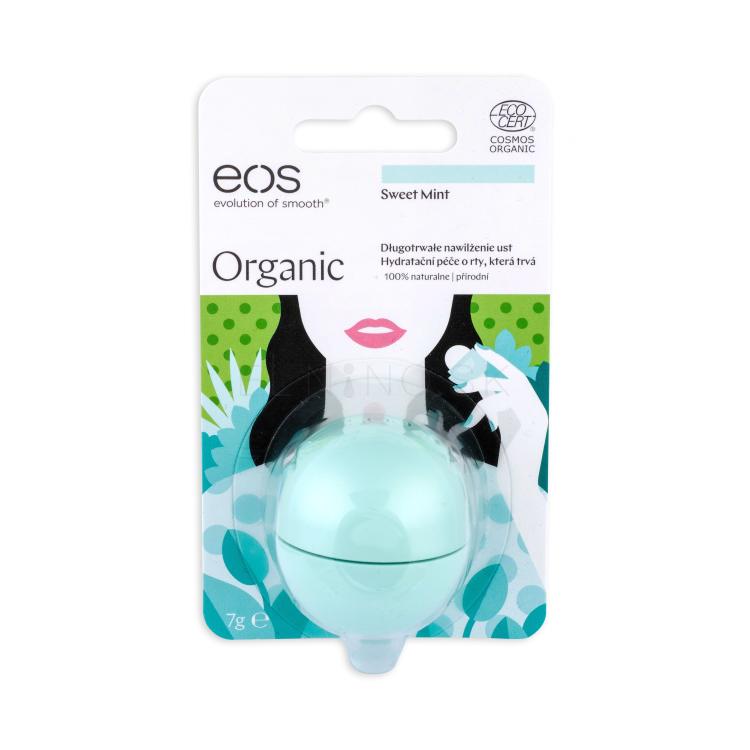 EOS Organic Balzam na pery pre ženy 7 g Odtieň Sweet Mint