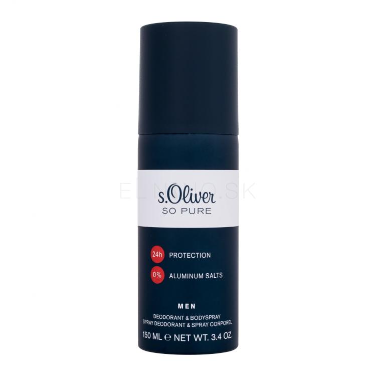 s.Oliver So Pure Dezodorant pre mužov 150 ml