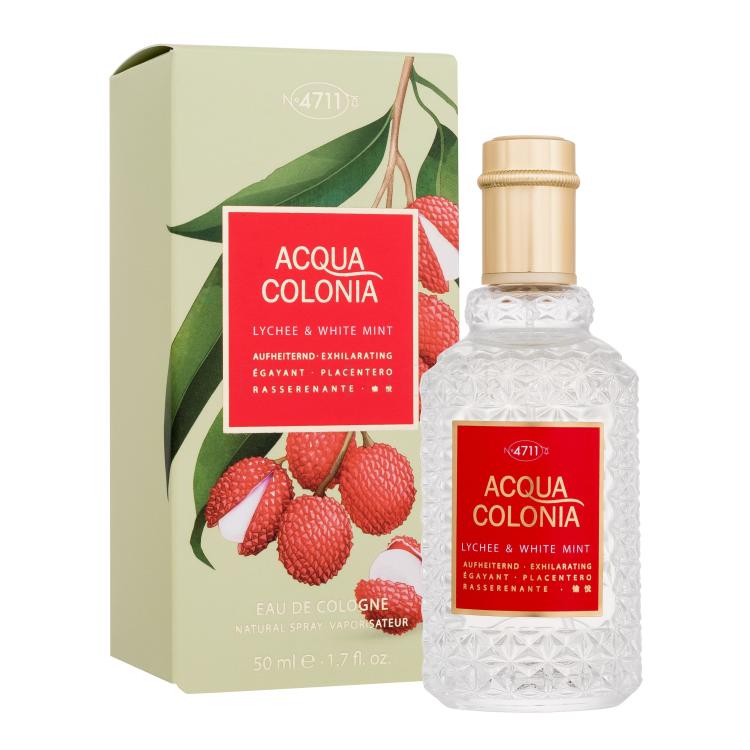 4711 Acqua Colonia Lychee &amp; White Mint Kolínska voda 50 ml