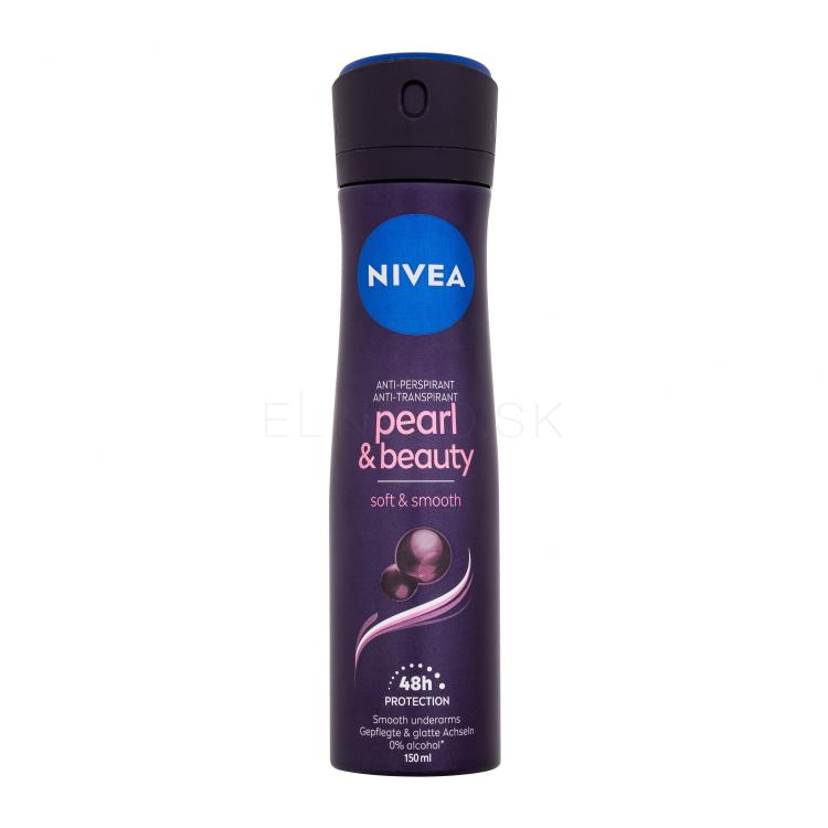 Nivea Pearl &amp; Beauty Black 48H Antiperspirant pre ženy 150 ml