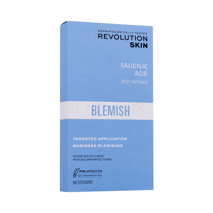 Revolution Skincare Blemish Salicylic Acid Spot Patches Lokálna starostlivosť pre ženy 60 ks