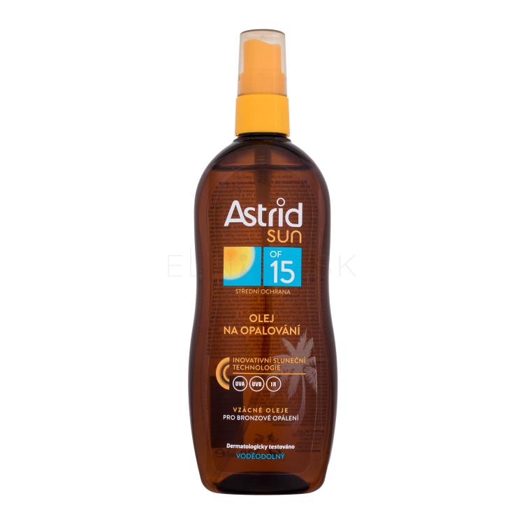 Astrid Sun Spray Oil SPF15 Opaľovací prípravok na telo 200 ml