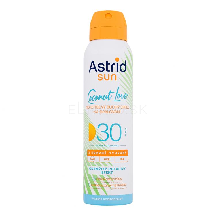 Astrid Sun Coconut Love Dry Mist Spray SPF30 Opaľovací prípravok na telo 150 ml