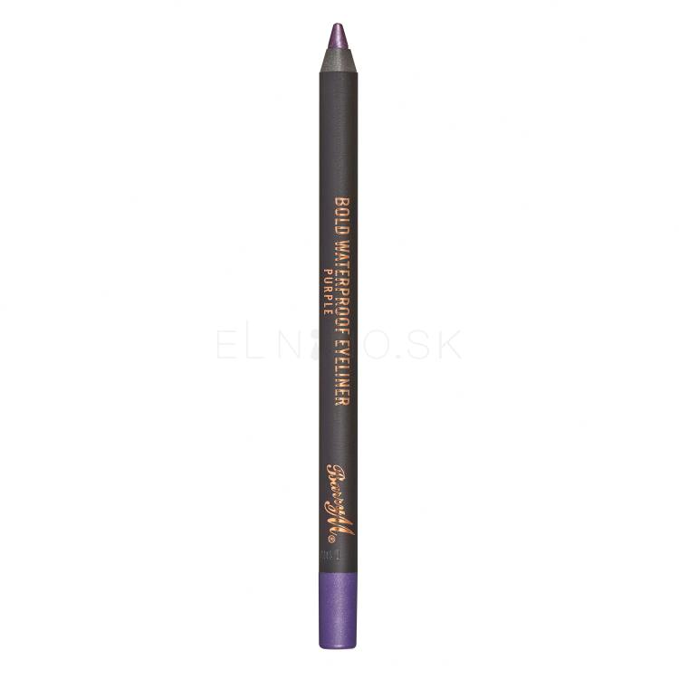 Barry M Bold Waterproof Eyeliner Ceruzka na oči pre ženy 1,2 g Odtieň Purple