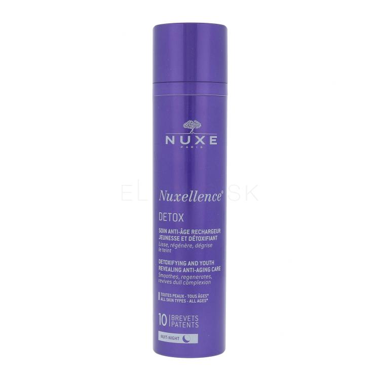 NUXE Nuxellence Detox Anti-Aging Night Care Nočný pleťový krém pre ženy 50 ml