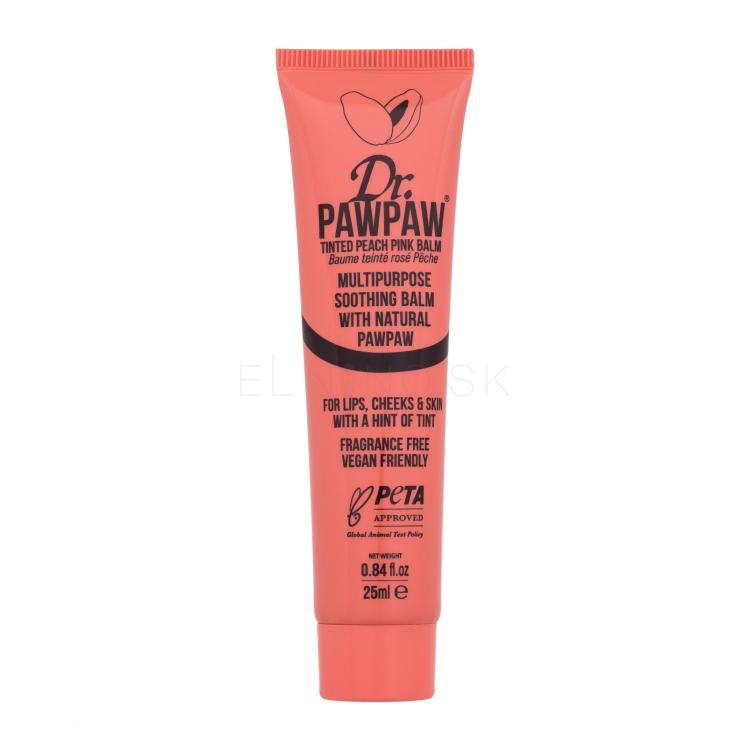 Dr. PAWPAW Balm Tinted Peach Pink Balzam na pery pre ženy 25 ml