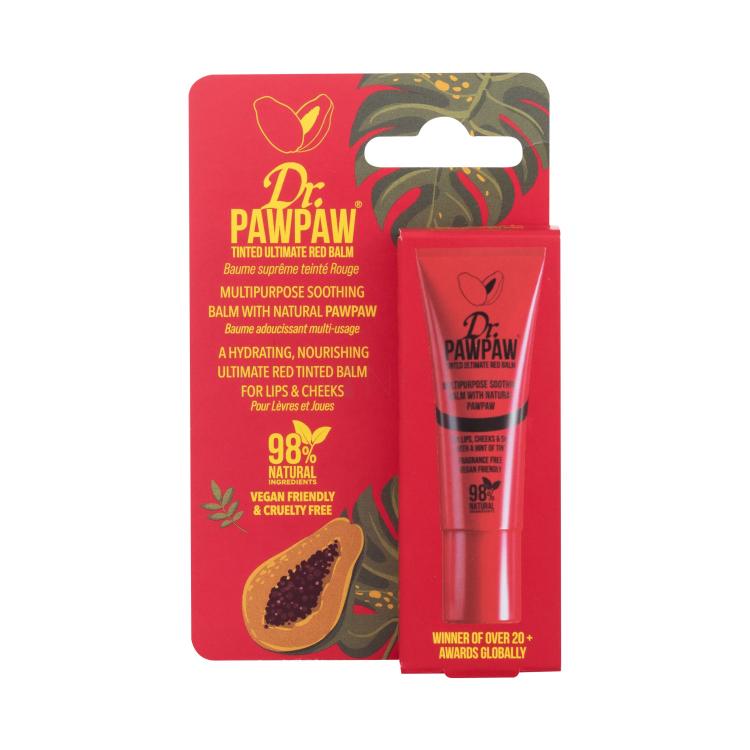 Dr. PAWPAW Balm Tinted Ultimate Red Balzam na pery pre ženy 10 ml