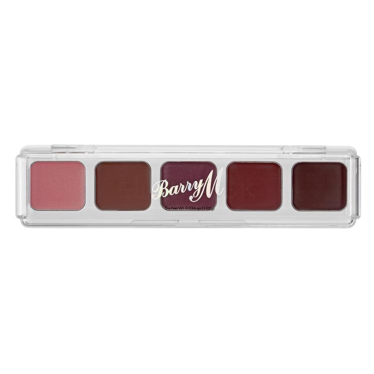 Barry M Cream Eyeshadow Palette Očný tieň pre ženy 5,1 g Odtieň The Berries