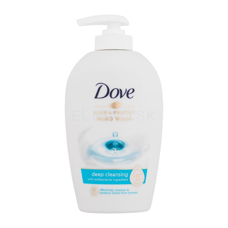 Dove Care &amp; Protect Deep Cleansing Hand Wash Tekuté mydlo pre ženy 250 ml