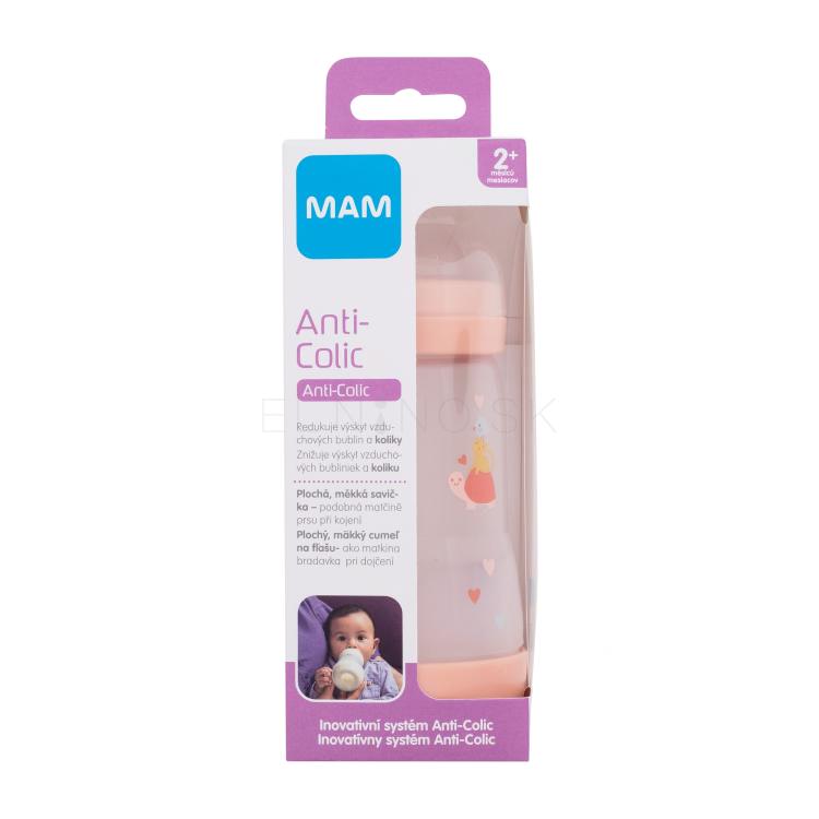 MAM Easy Start Anti-Colic 2m+ Nude Dojčenská fľaša pre deti 260 ml