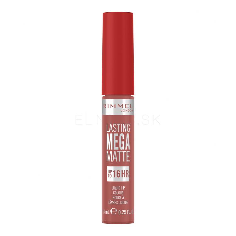 Rimmel London Lasting Mega Matte Liquid Lip Colour Rúž pre ženy 7,4 ml Odtieň Pink Blink