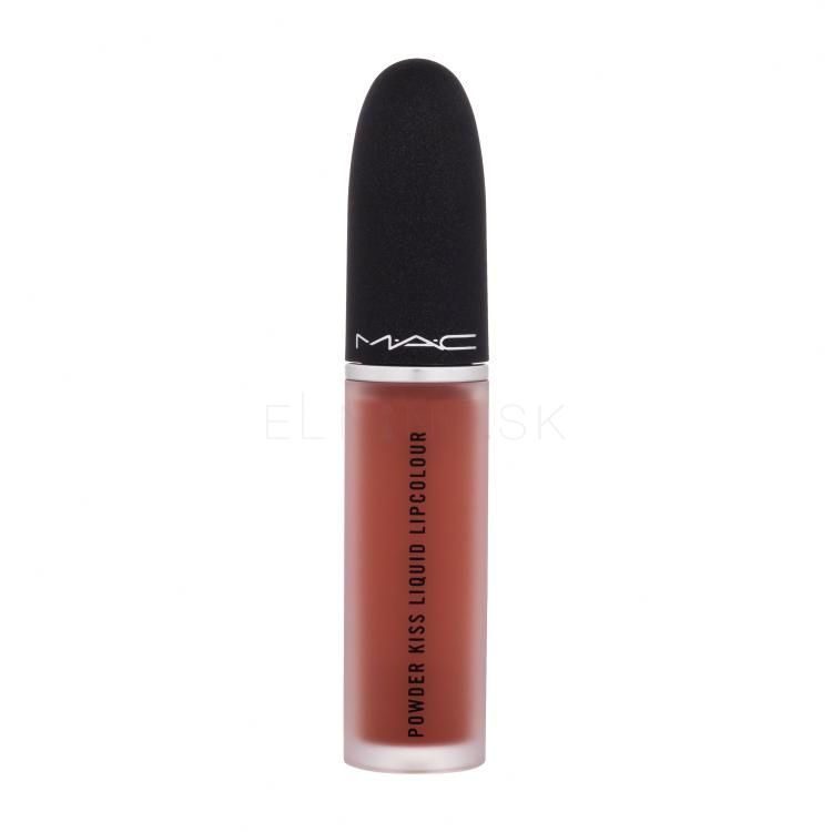 MAC Powder Kiss Liquid Rúž pre ženy 5 ml Odtieň 998 Sorry not Sorry