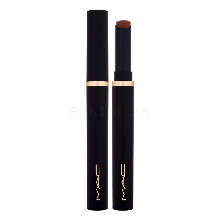 MAC Powder Kiss Velvet Blur Slim Stick Lipstick Rúž pre ženy 2 g Odtieň 886 Marrakesh-Mere