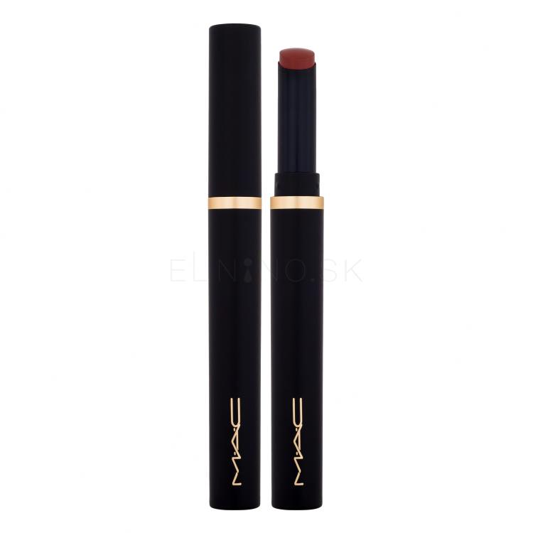 MAC Powder Kiss Velvet Blur Slim Stick Lipstick Rúž pre ženy 2 g Odtieň 893 Sweet Cinnamon