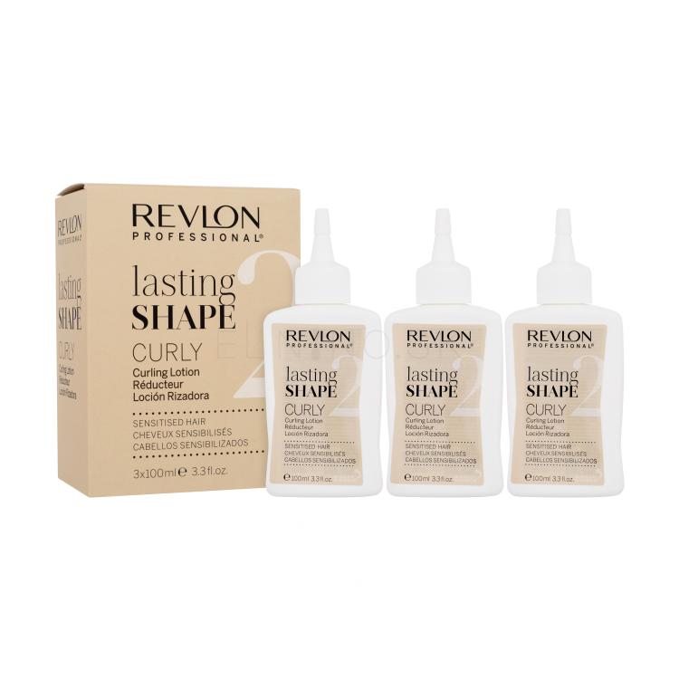 Revlon Professional Lasting Shape Curly Curling Lotion Sensitised Hair 2 Pre podporu vĺn pre ženy 3x100 ml