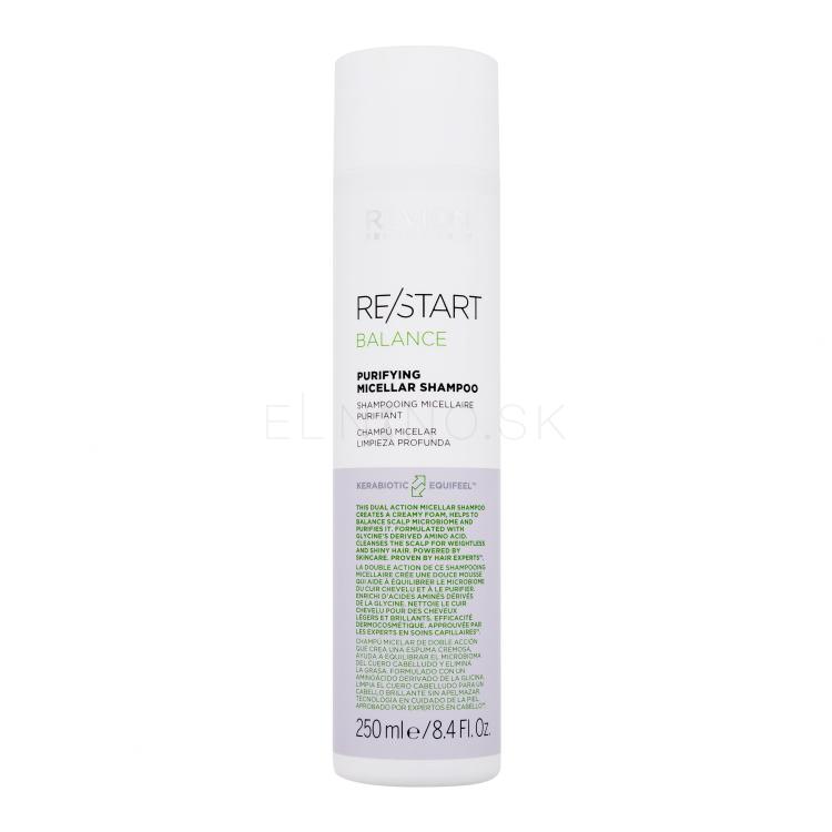 Revlon Professional Re/Start Balance Purifying Micellar Shampoo Šampón pre ženy 250 ml