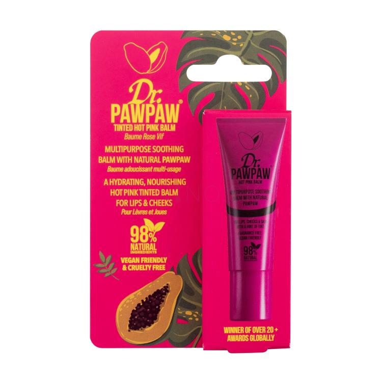 Dr. PAWPAW Balm Tinted Hot Pink Balzam na pery pre ženy 10 ml