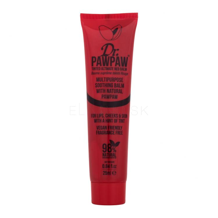 Dr. PAWPAW Balm Tinted Ultimate Red Balzam na pery pre ženy 25 ml
