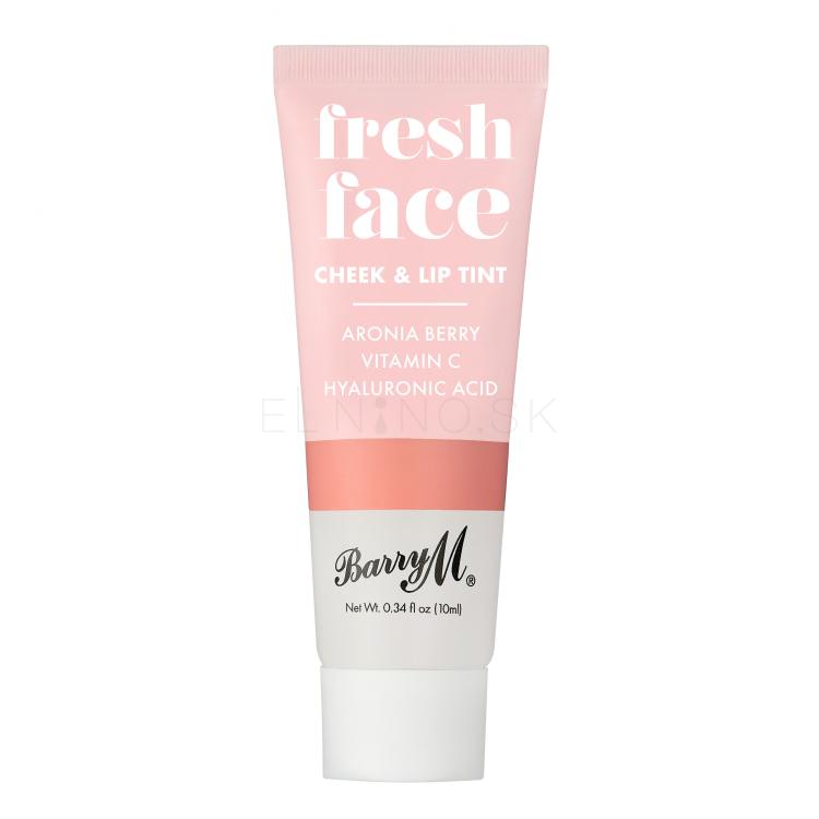 Barry M Fresh Face Cheek &amp; Lip Tint Lícenka pre ženy 10 ml Odtieň Peach Glow