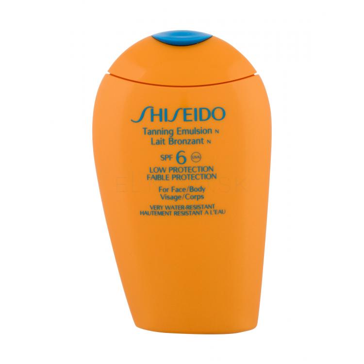 Shiseido Anti-Aging Suncare Tanning Emulsion N SPF6 Opaľovací prípravok na telo pre ženy 150 ml
