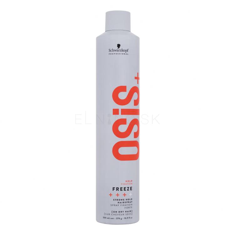 Schwarzkopf Professional Osis+ Freeze Strong Hold Hairspray Lak na vlasy pre ženy 500 ml