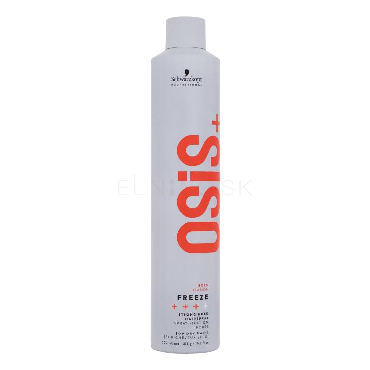 Schwarzkopf Professional Osis+ Freeze Strong Hold Hairspray Lak na vlasy pre ženy 500 ml