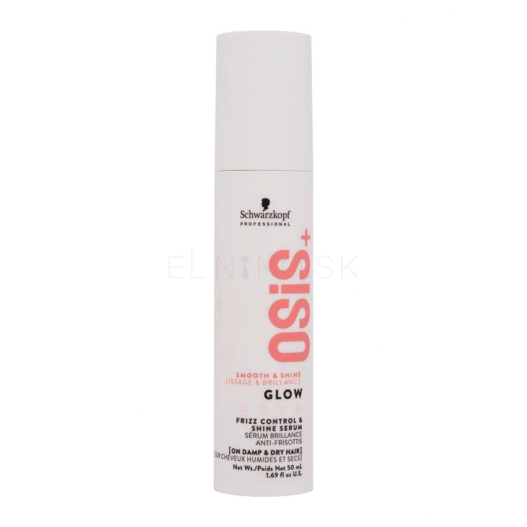 Schwarzkopf Professional Osis+ Glow Frizz Control &amp; Shine Serum Uhladenie vlasov pre ženy 50 ml