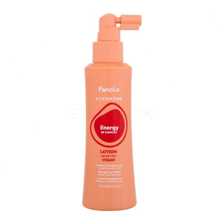 Fanola Vitamins Energy Lotion Bezoplachová starostlivosť pre ženy 150 ml